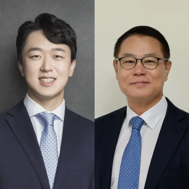 (좌)신상열 부사장, (우) 조용철 대표이사. (사진=농심)