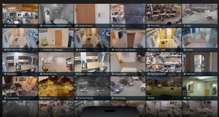 베르카다 보안 카메라 솔루션에서 수집된 화면 모음들사진=베르카다