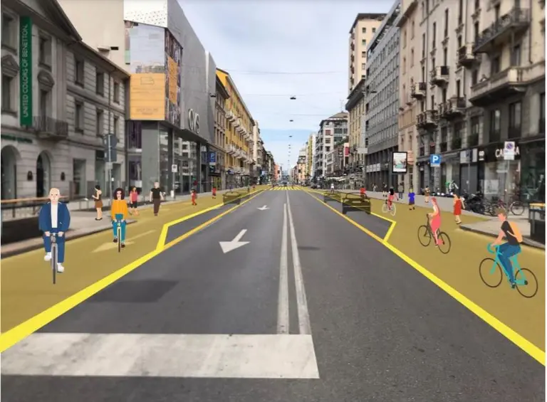 스트레이드 아페르테 (사진출처 comune.milano.it)