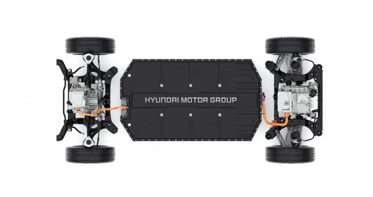 이미지=현대차그룹이 전기차 전용 플랫폼 E-GMP를 최초 공개했다