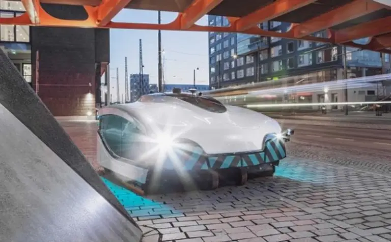 헬싱키의 로봇 환경미화원 모습 (사진=이그지비션월드)