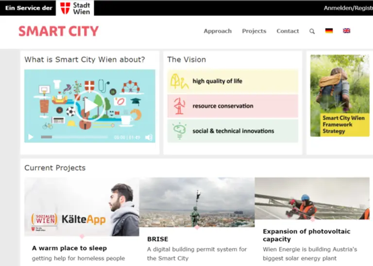 ◇비엔나 스마트시티 홈페이지 캡처. (클릭을 하면 홈페이지 이동 가능)