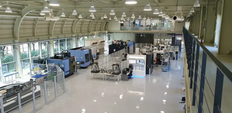 ◇ 스마트 데모공장이 구축된 창원 국가 산단 스마트제조 공정혁신센터.