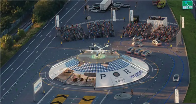 어반에어포트가 구상하는 수직이착륙 에어택시 미니공항 조감도. 사진=어반에어포트