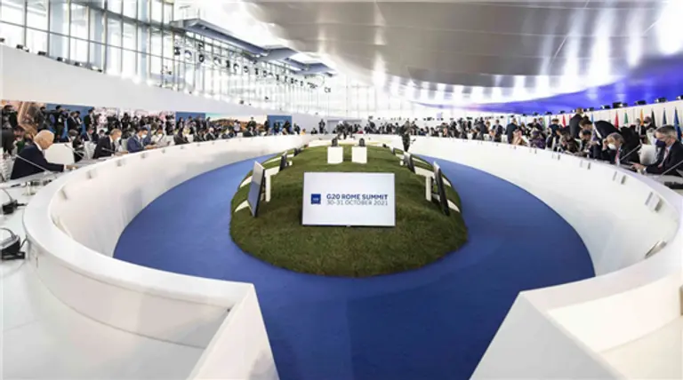 로마에서 열린 G20 정상회의. 사진=G20 공식 홈페이지