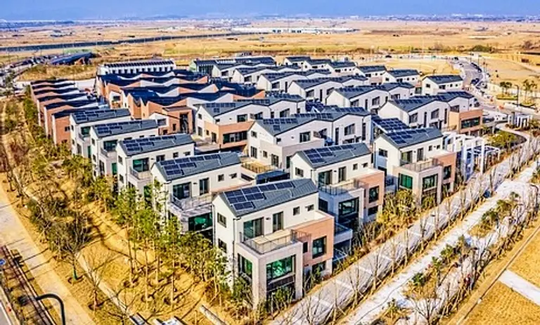 ◇부산 에코델타시티 스마트빌리지 조경도(사진: 삼성전자)