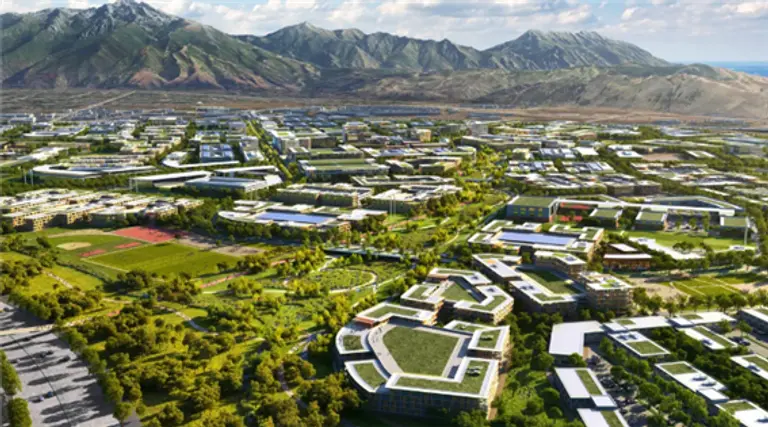 미국 유타주에서 개발되고 있는 15분 도시 ‘더 포인트’ 프로젝트 조감도. 사진 = 유타주 홈페이지