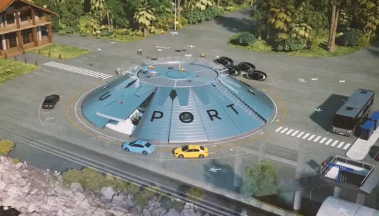 ◇어반에어포트가 계획하고 있는 도심항공 수직이착륙장. (사진=어반에어포트)