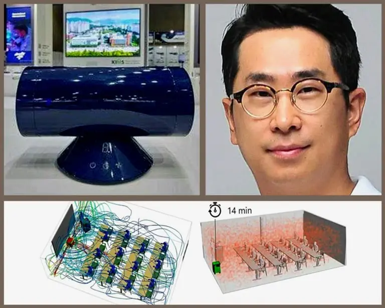 ◇공기살균청정기와 플라즈마 공조기술을 개발한 이승훈 박사(사진: 한국재료연구원)