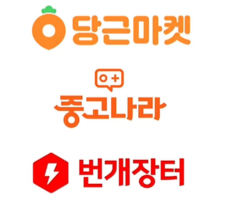 ◇C2C 3대 플랫폼 각사 로고