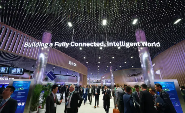 MWC에서 5G 적용사례를 소개한 화웨이. 사진=화웨이