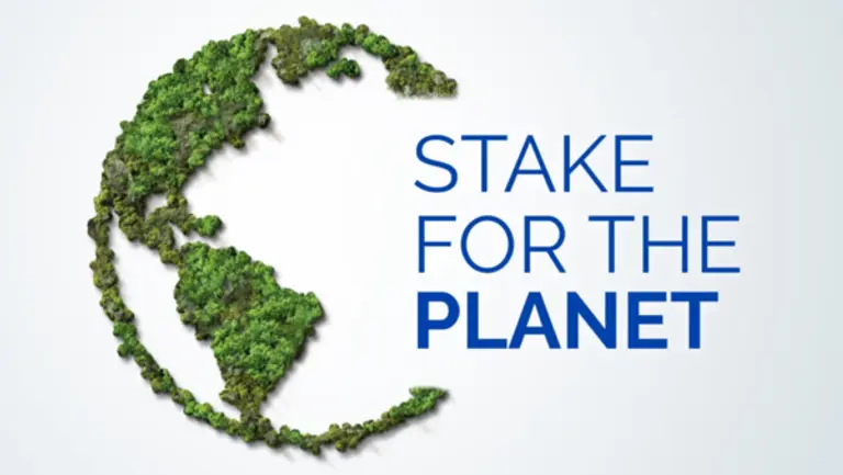 플래닛워치가 론칭한 환경 프로그램 ‘스테이크 포 더 플래닛’ 이미지. 사진=플래닛워치