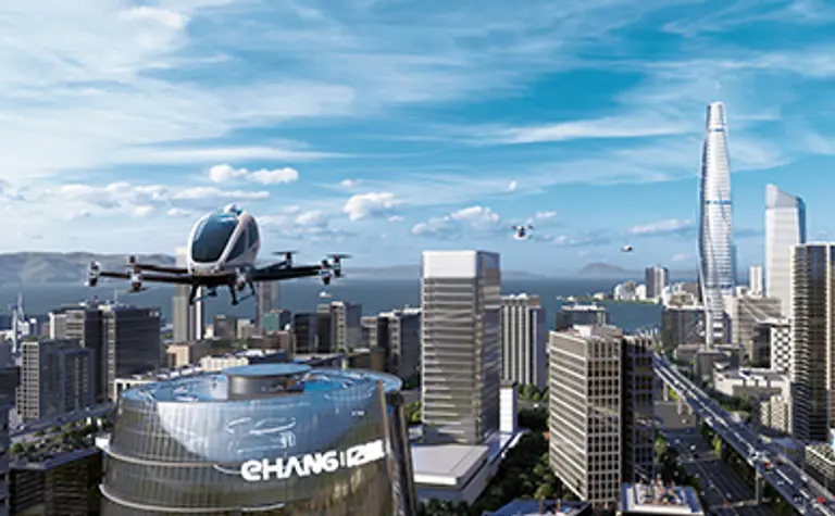 이항 그룹의 자율주행 항공기. 사진=이항