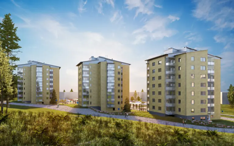 스웨덴의 시영 건설사가 아파트의 에너지 효율 고도화에 나섰다. 사진=미템