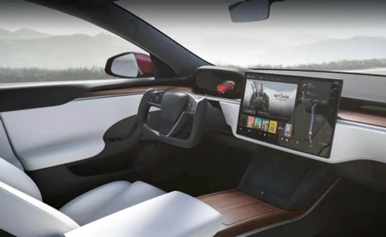 테슬라 차량의 운전석. 사진=테슬라