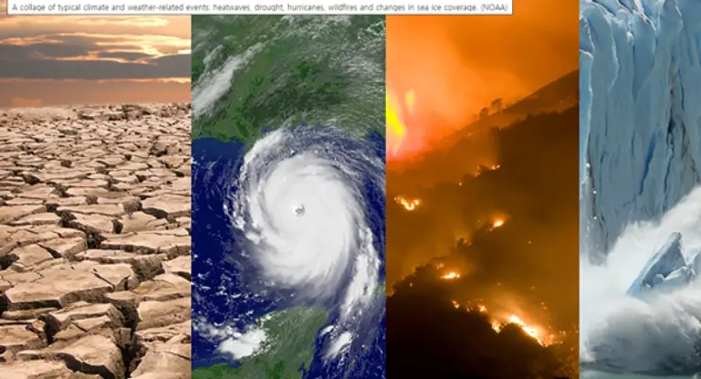 기후 변화에 따른 자연재해들. 사진=NOAA