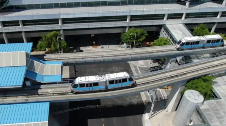 잭슨빌 모노레일 시스템. 사진=JTA