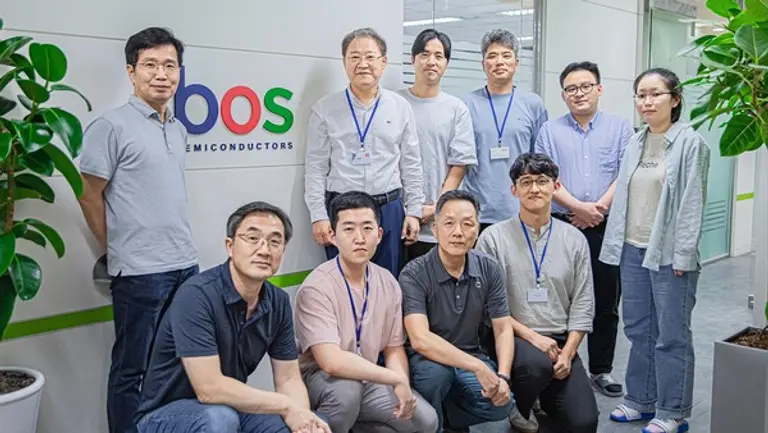 ◇현대자동차그룹에서 투자를 받은 보스반도체 임직원들의 모습.(사진: 현대자동차그룹)