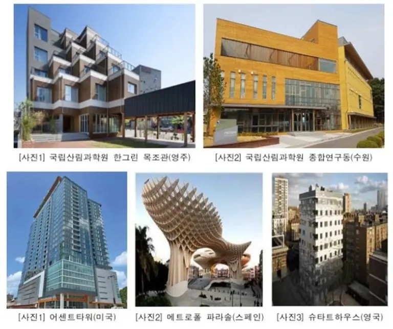 국내외 주요 목조건축(국토교통부 제공)