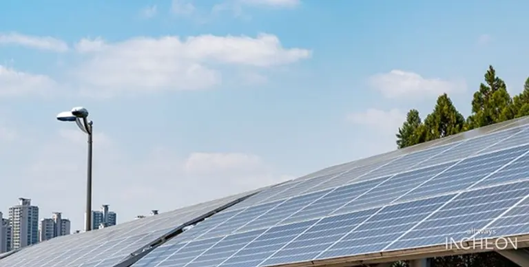 * 탄소중립을 위한 첫걸음으로 인천시가 GIS 플랫폼 기반의 태양광발전시설 지도를 일반에 공개한다.