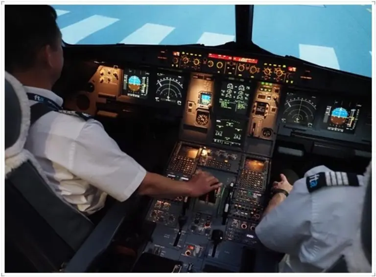 * 항공 조종칸 사진