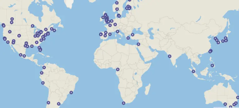 CDP가 선정한 환경 보호 우수 도시들. 사진=CDP