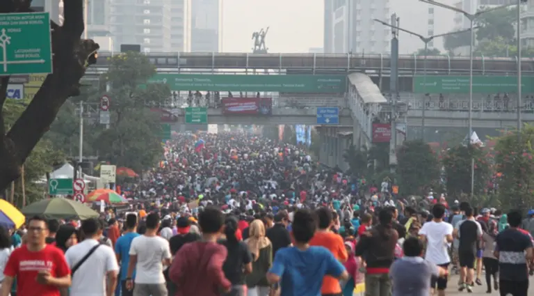 자카르타 거리의 군중들. 사진=픽사베이