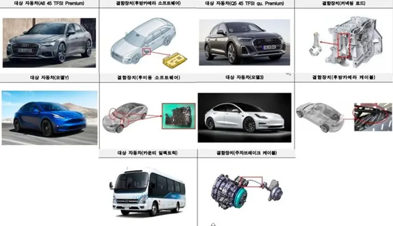  * 국토부는 아우디, 테슬라의 모델Y 등 68개 차종 5만452대에서 제작결함이 발견, 자발적 리콜한다고 밝혔다.