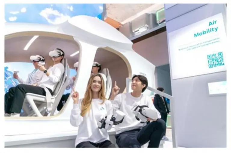 SK텔레콤 UAM 전시 이미지