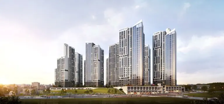 포스코건설이 인천에서 분양하는 더샵 아르테 투시도