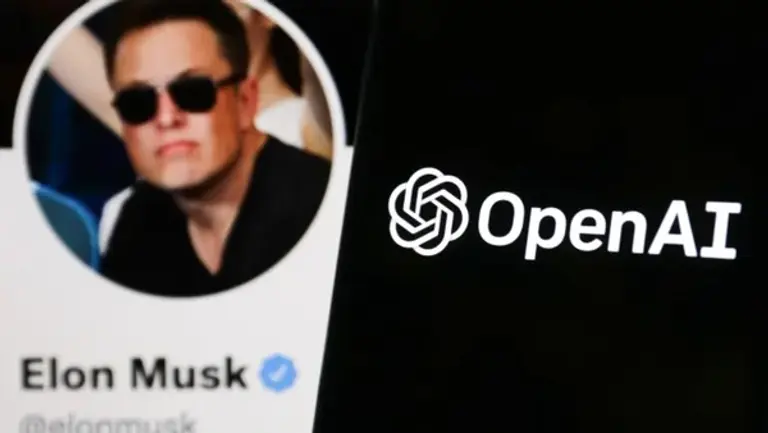 일론 머스크 트위터 계정에 오픈AI 로고가 배열돼 있다. 출처=게티이미지