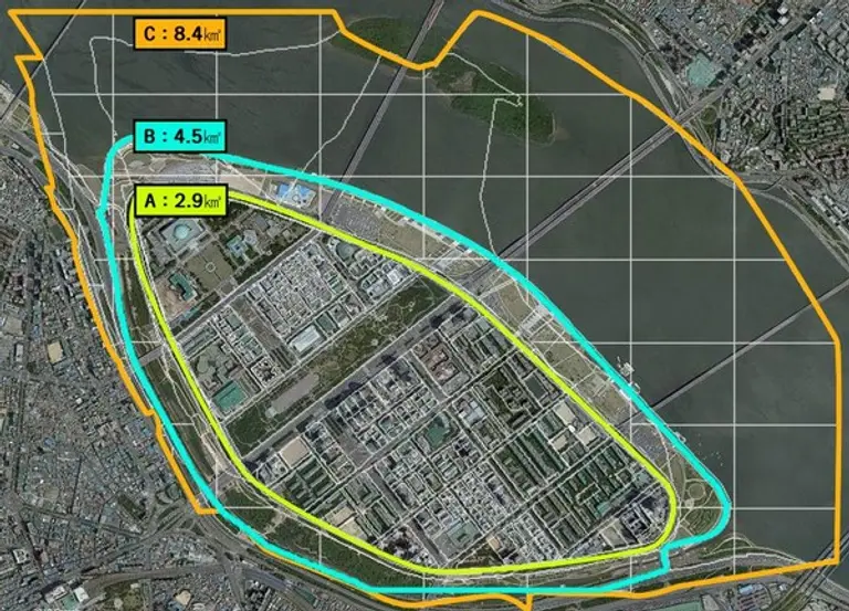여의도 지적도 및 위성사진 현황(제공.국토교통부)