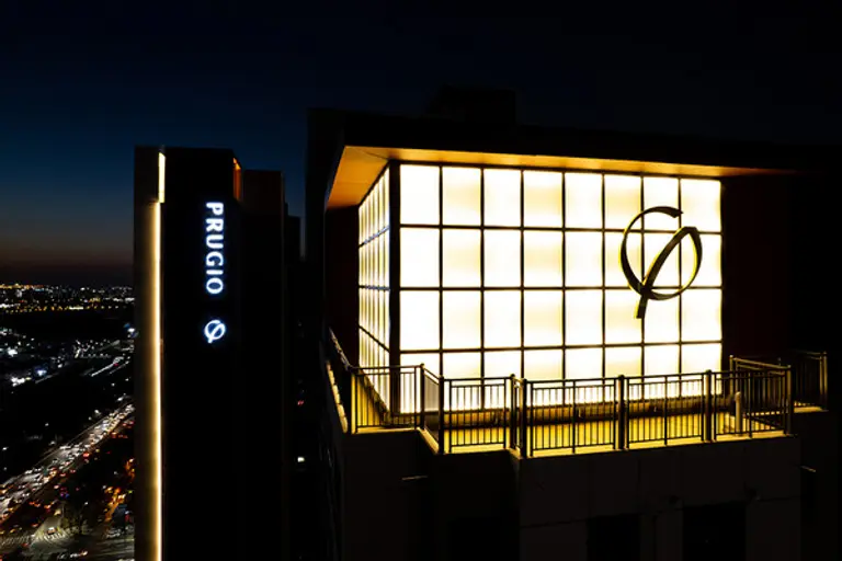 대우건설이 시공한 안산 푸르지오 브리파크 측벽디자인