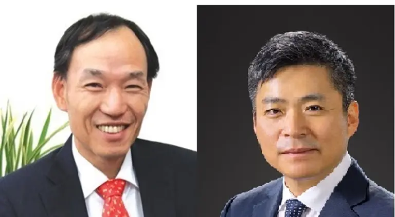  *윤수영 전 키움자산운용 대표와 지성배 IMM인베스트먼트 대표이사