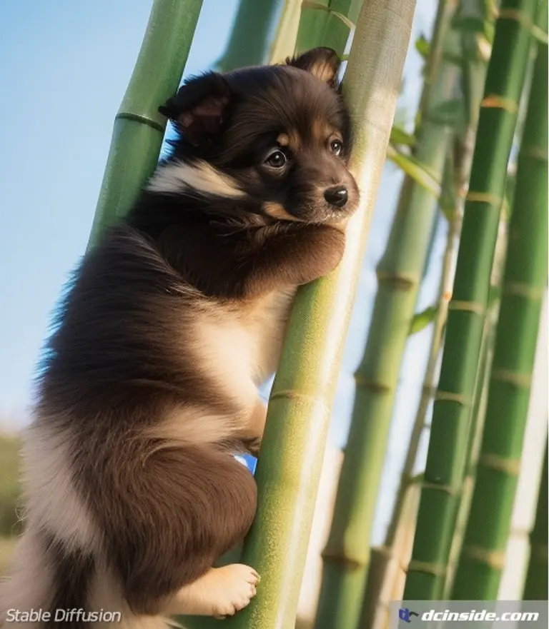 AI가 그린 개죽이 이미지(사진제공. 디시인사이드)
