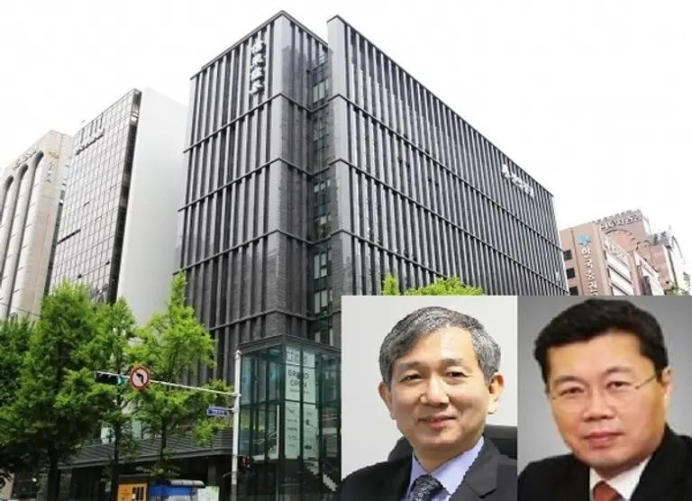  * 신영증권 원종석 회장(좌)과 황성엽 대표이사 