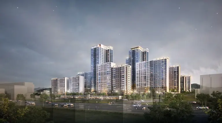 GS건설시 광주에서 4월 분양 예정인 상무센트럴자이 투시도(사진제공. GS건설)