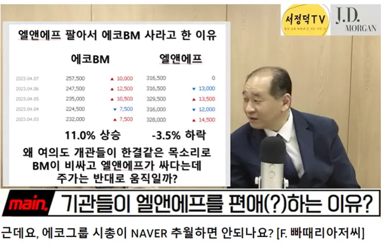 유튜브 서정덕TV 캡처