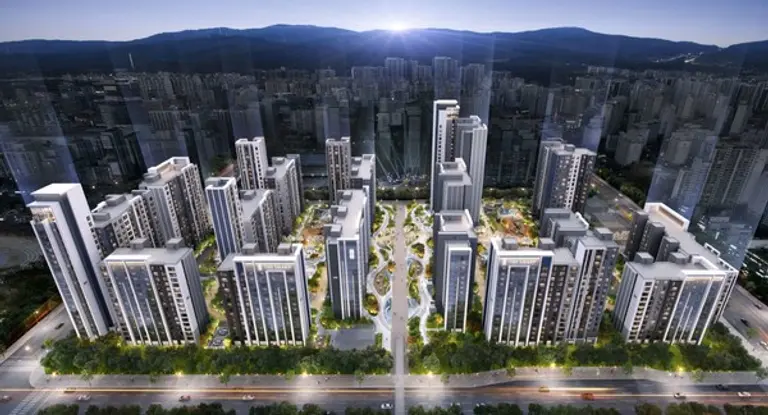 향촌마을향촌마을 롯데3차·현대4차 리모델링 사업 조감도(사진. 포스코이앤씨)