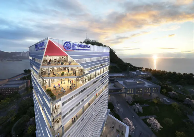 한국해양대학교 시설개선 임대형 민자사업(BTL) 투시도 (사진. 대보건설)