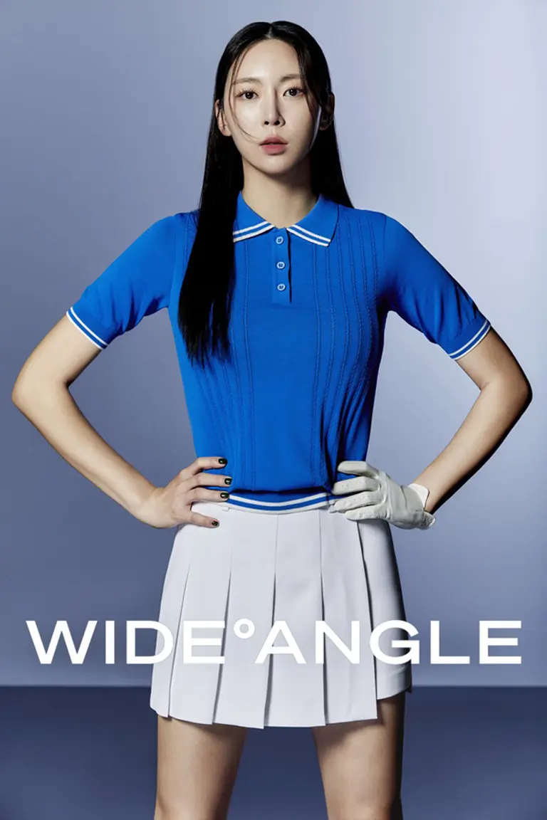 골프 브랜드 와이드앵글이 강다나 프로와 함께 한 여름화보를 공개했다.(사진제공.와이드앵글)