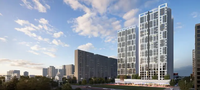 중흥토건이 수주한 명학시장구역 가로주택정비사업 투시도(사진제공. 중흥그룹)