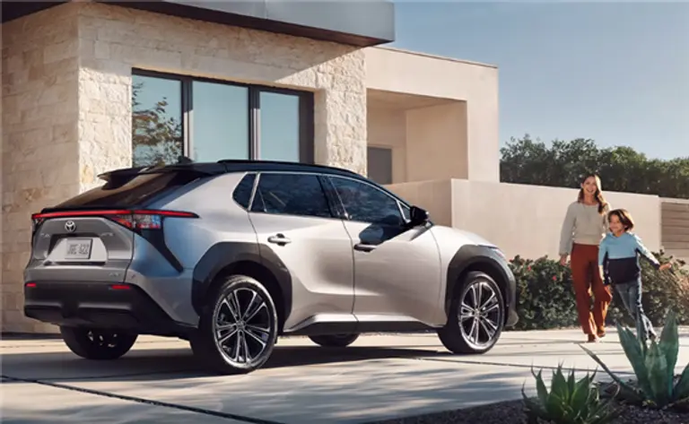 * 도요타의 새로운 전기차 bZ4X 모델. 사진=도요타