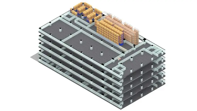 현대무벡스가 구축할 싸토리우스 송도캠퍼스 자동창고시스템 계획도. 이미지 현대무벡스