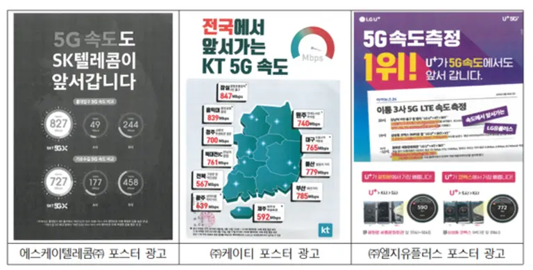 공정거래위원회는 이같은 5G 광고를 모두 허위 기만 광고로 판단했다. 