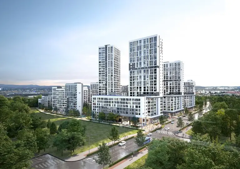 토지임대부 분양주택으로 공급되는 고덕강일 3단지 투시도(사진. SH)