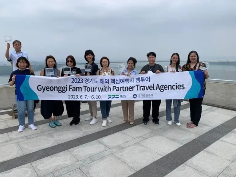 경기도가 관광객 유치를 위해 해외 주요 여행사 팸투어를 진행했다.(사진. 경기도)