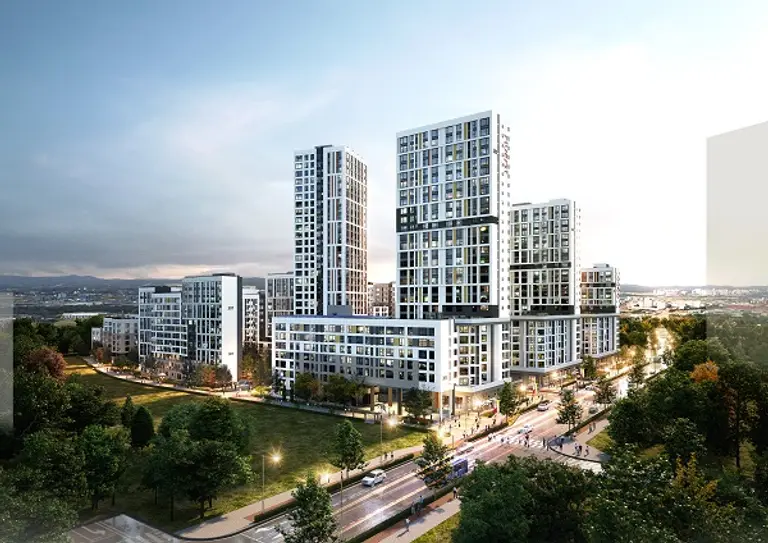 토지임대부 분양주택으로 공급되는 고덕강일 3단지 투시도(사진출처. SH)