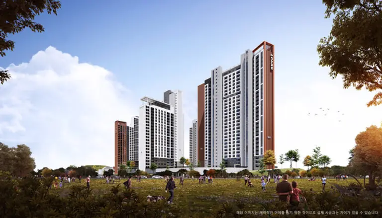 춘천 레이크시티 아이파트 투시도(사진제공. HDC현대산업개발)