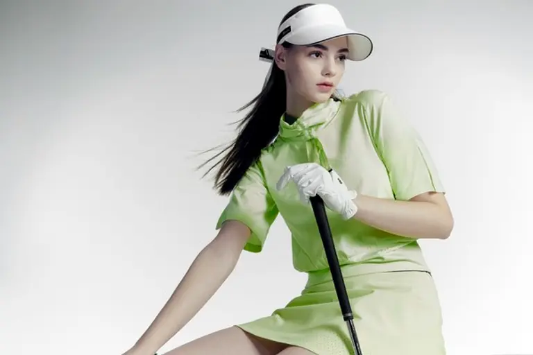 레노마골프의 라임컬러 여름 셋업(사진. 레노마골프)